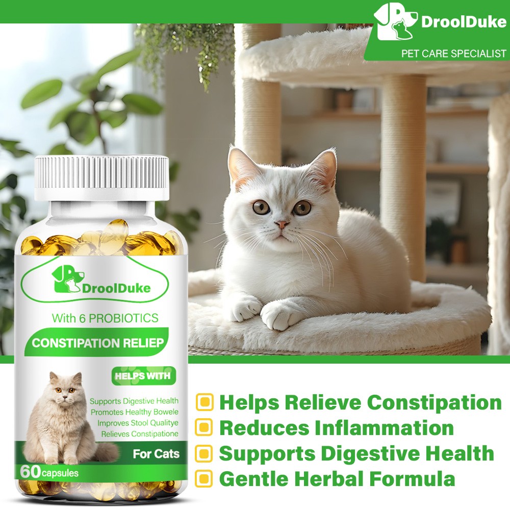 Constipation Relief For Cat with 6 Probiotics | Cat Laxative Constipation Relief
