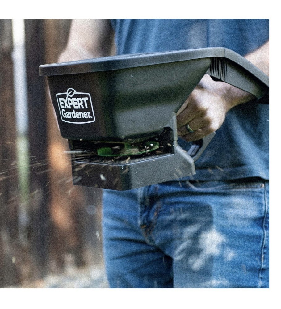 Expert Gardener Handheld Seed & Fertilizer Spreader