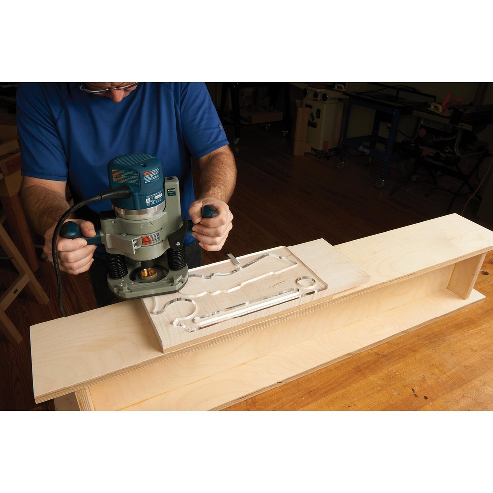 WOODRIVER Cleaver Cutting Board Router Template
