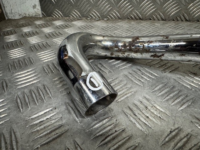 MOTORCYCLE exhaust down pipe header