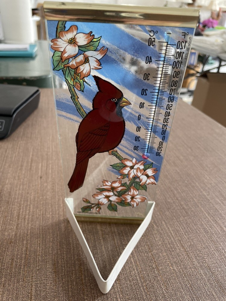 1983 Glass Master Cardinal Thermometer