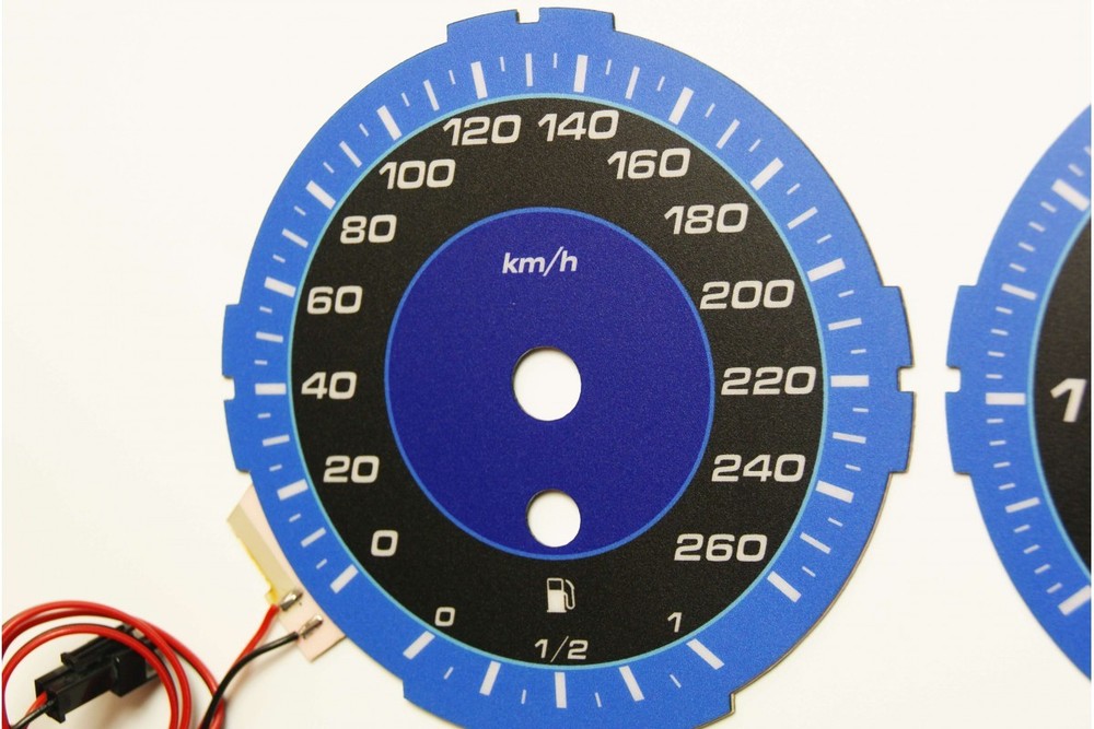 BMW E90 Design 2 Glow Gauge Plasma Dials Speedometer Shift Indicators Mph