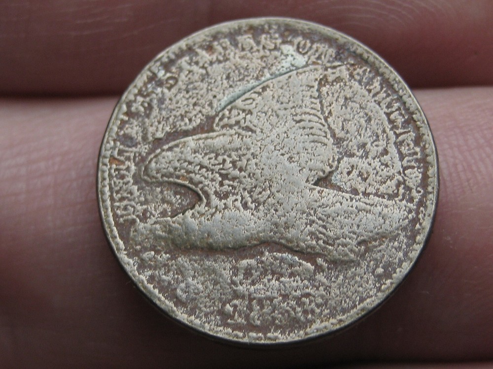 1858 Flying Eagle Penny Cent- Small Letters, About Good Details