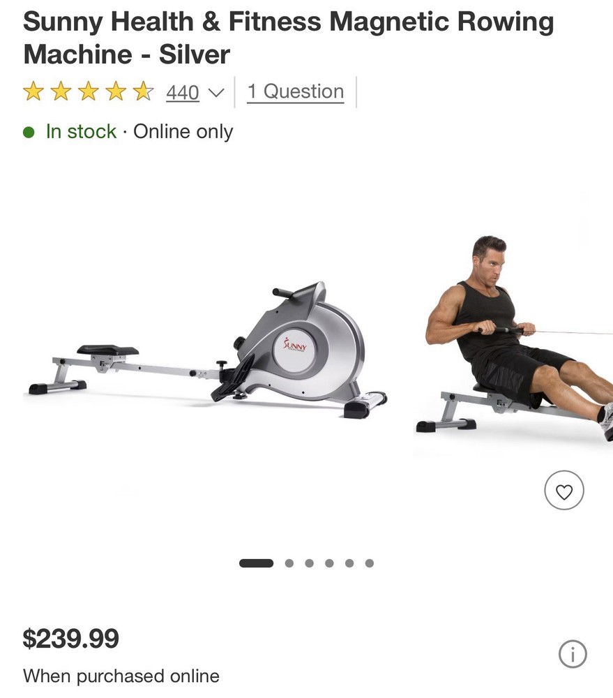 Sunny Rowing Machine
