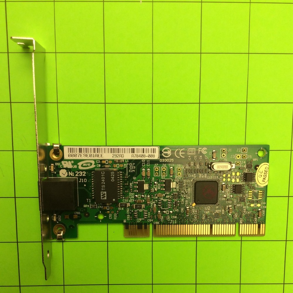 Desktop Computer A78408-008 Ethernet PCI Network Card