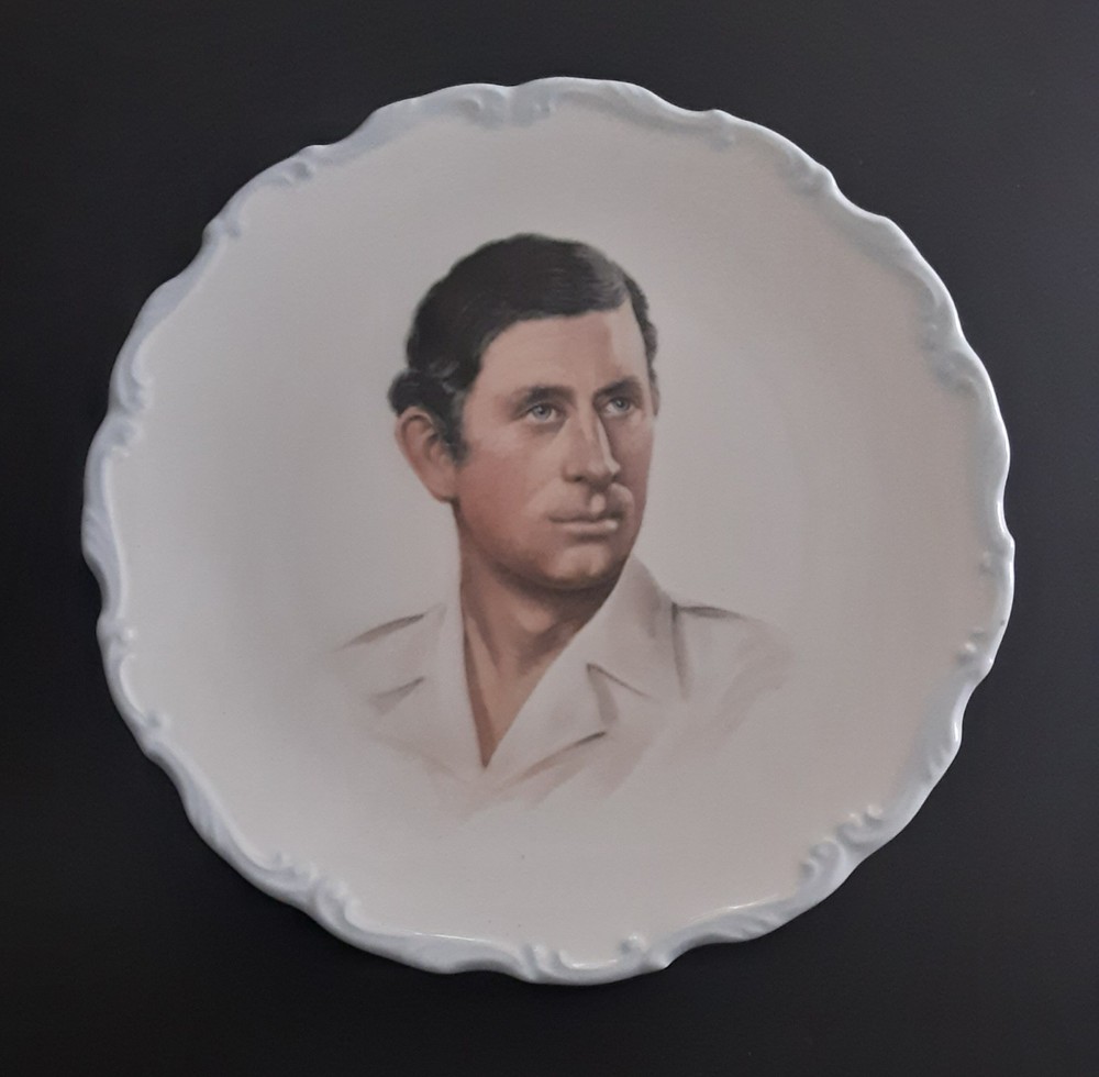 Royal Albert Bone China King Charles 8.5” Commemorative Wedding Plate