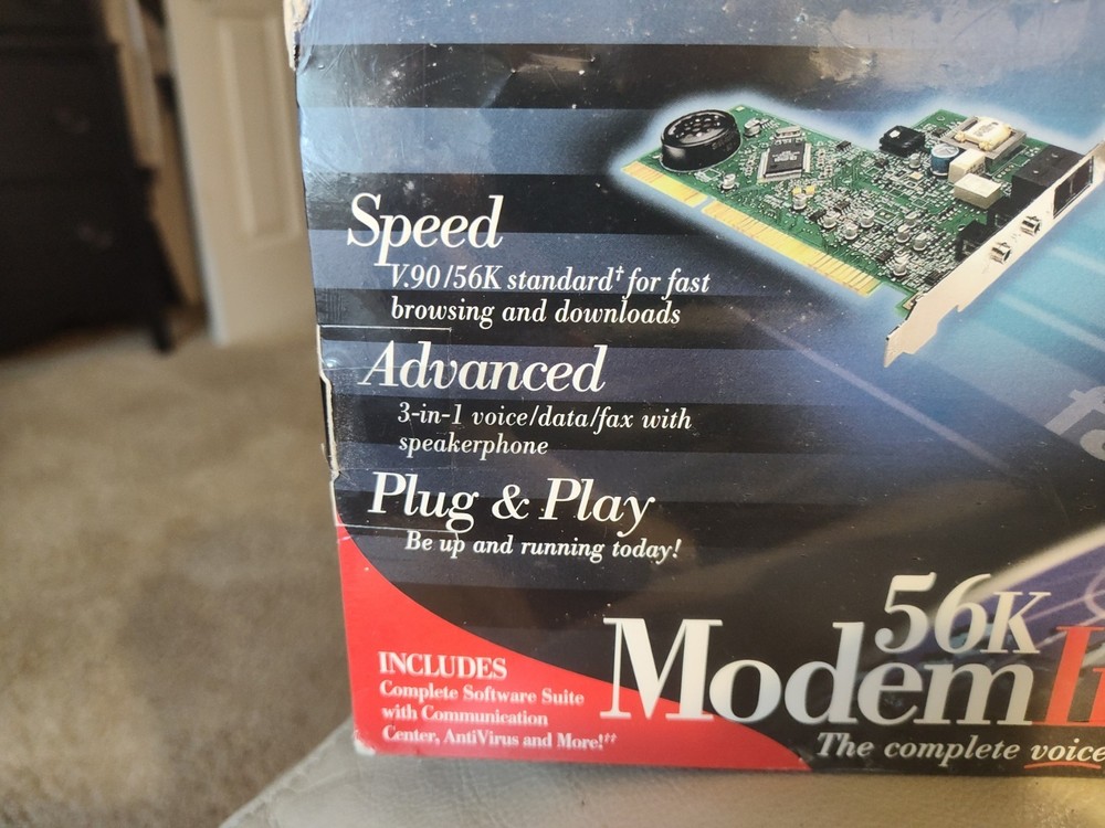 IBM 56K VINTAGE MODEM INTERNET KIT