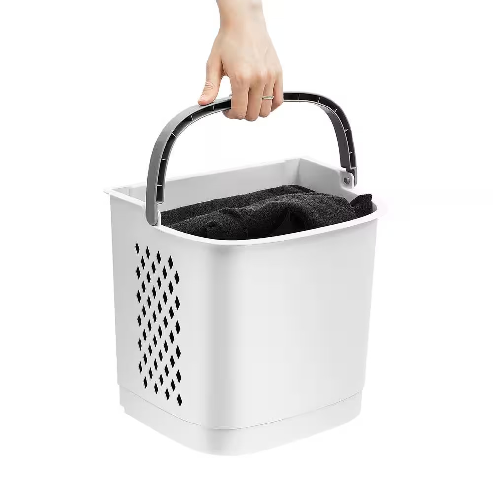 Floor-Standing Movable Household Laundry Hamper Cart