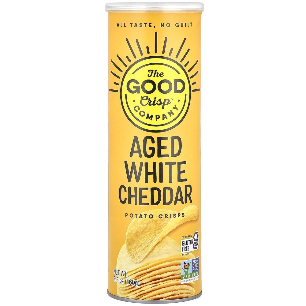 Potato Crisps, Aged White Cheddar, 5.6 oz (160 g)