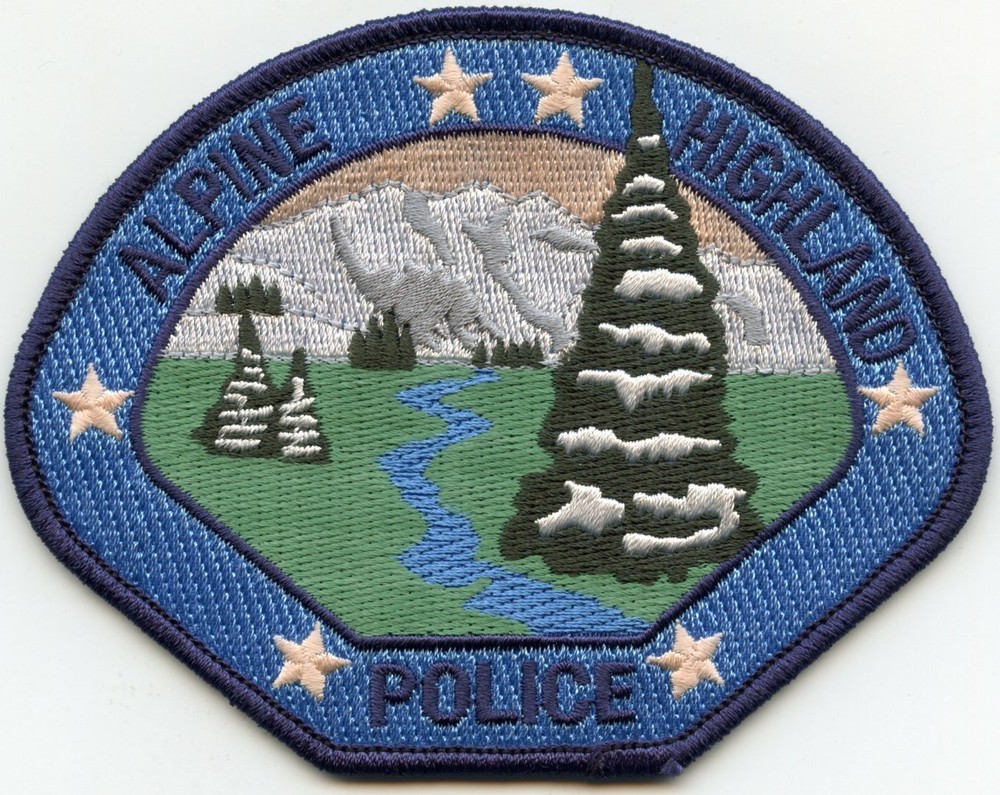 ALPINE - HIGHLAND UTAH UT POLICE PATCH
