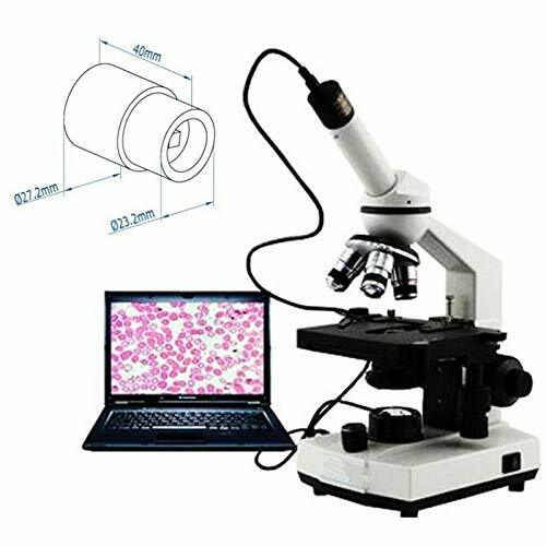 2.0MP Microscope Camera USB Electronic Eyepiece w/ 30MM 30.5MM Adapter Rings