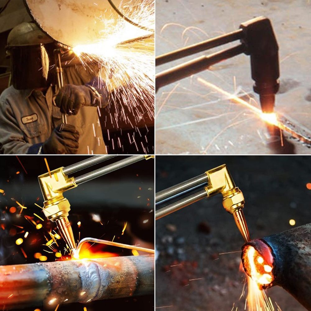Victor Type Oxygen/Acetylene Propane Cutting Welding Brazing Torch Tool Kit Set