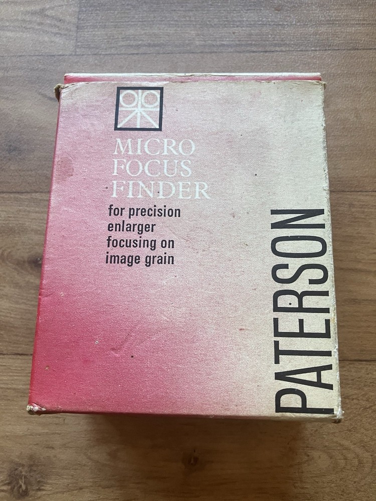 Vintage Paterson Micro Focus Finder Boxed
