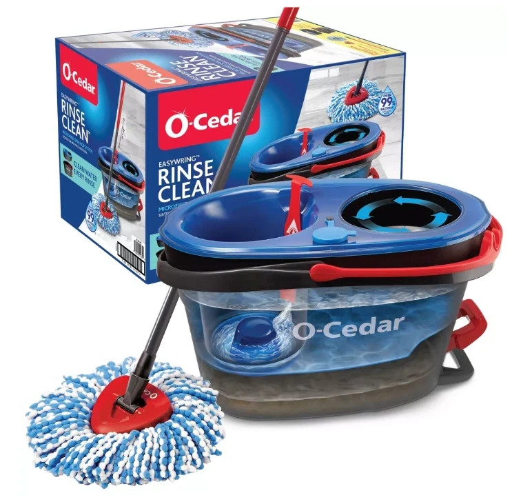 O-Cedar RinseClean Spin Mop & Bucket System, NEW