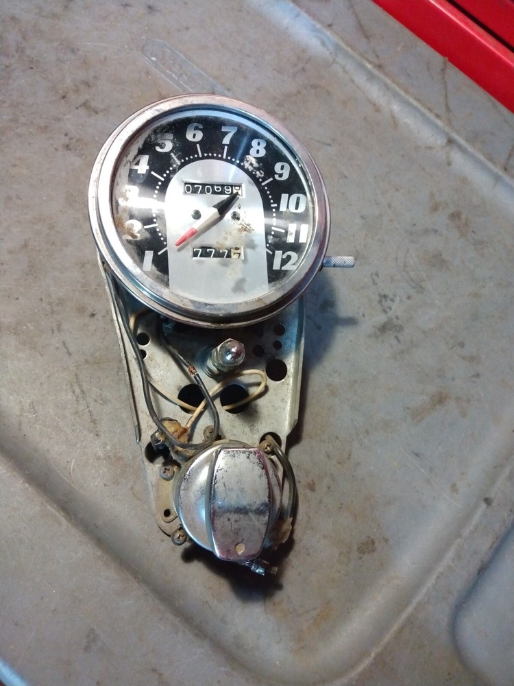 Harley-Davidson Split Tank Speedometer bracket ignition switch NOT WORKING