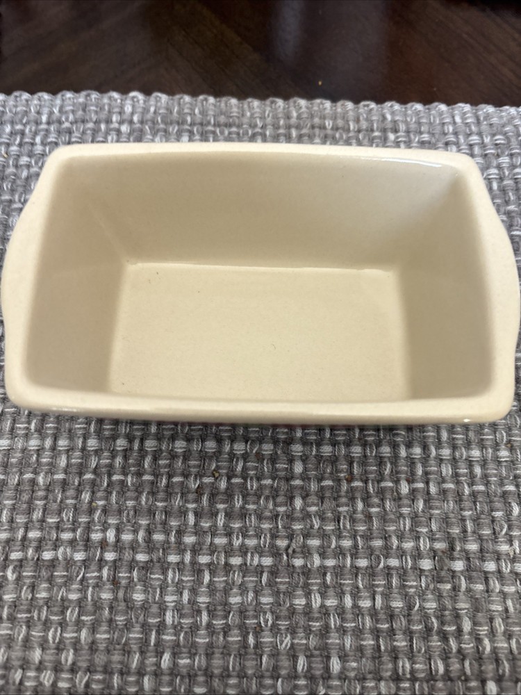 Nantucket Christmas Trees mini ceramic loaf pan.