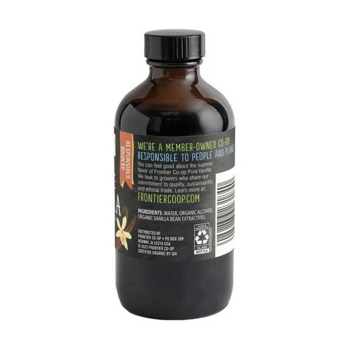 Organic Vanilla Extract 8 Oz By Frontier Coop