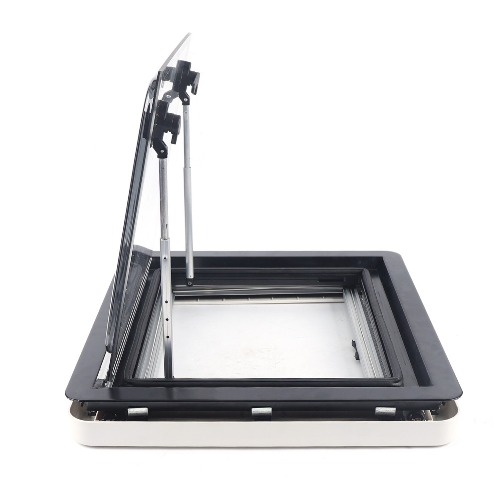 RV Caravan External Push Window Top Hinged Push-Out Ventilation Hatch 450x500mm