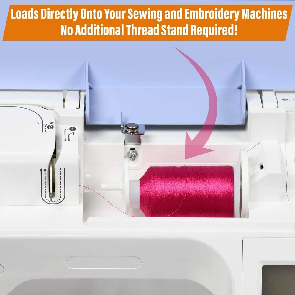 40 Large Cones Poly Machine Embroidery Threads 4 Singer
