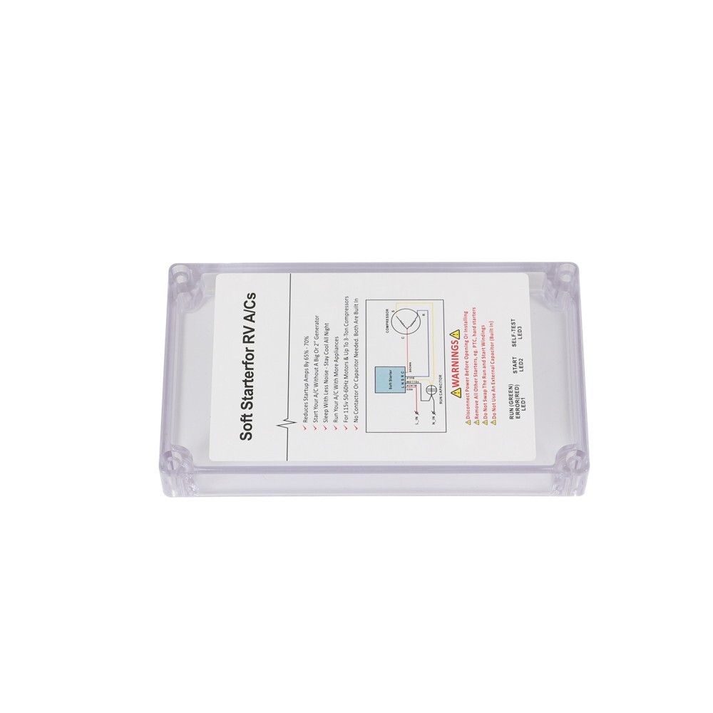 A/C Soft Starter Smart Control Kit Enables Easy Start an A/C & Appliances on RV