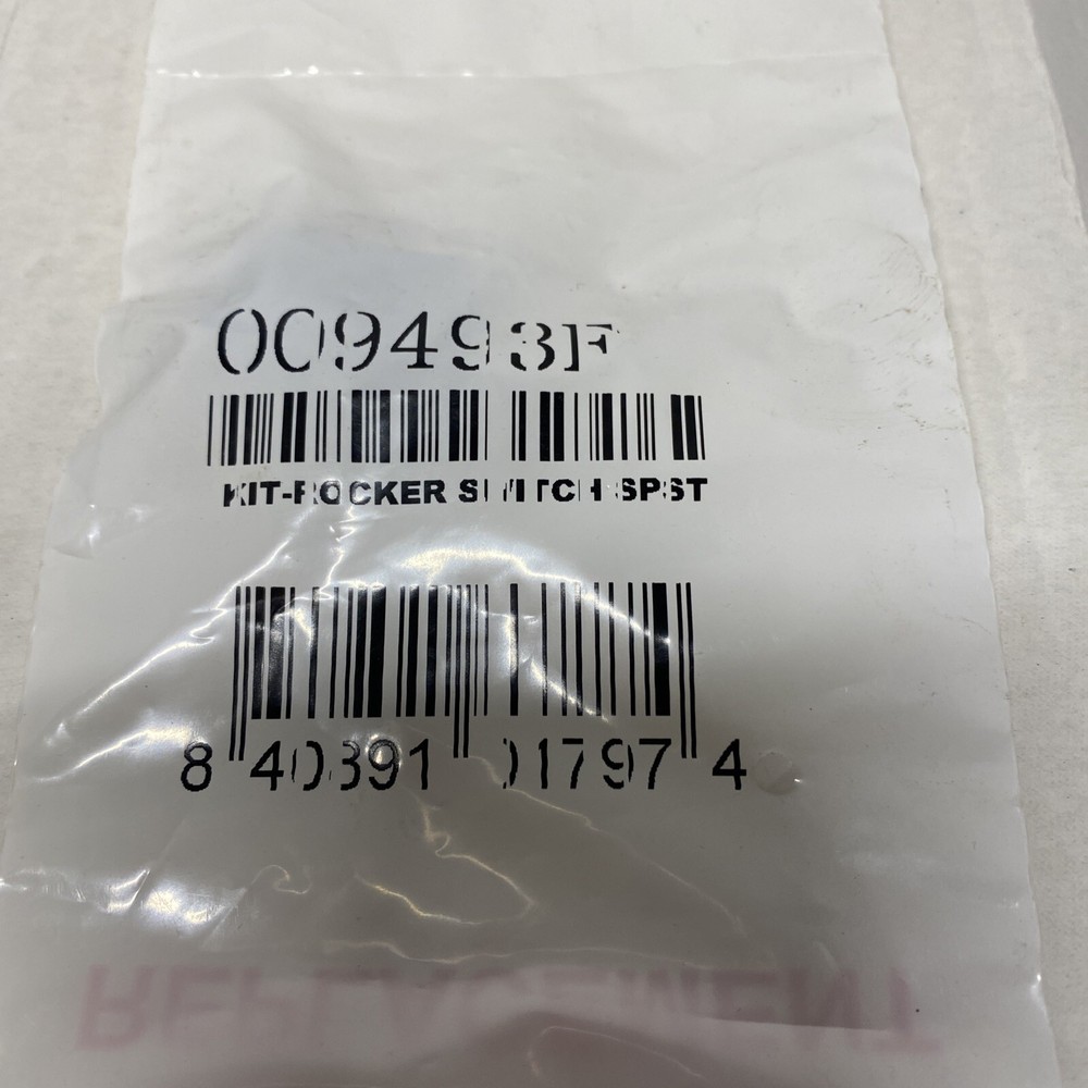 Raypak Rocker Switch 009493F Black New