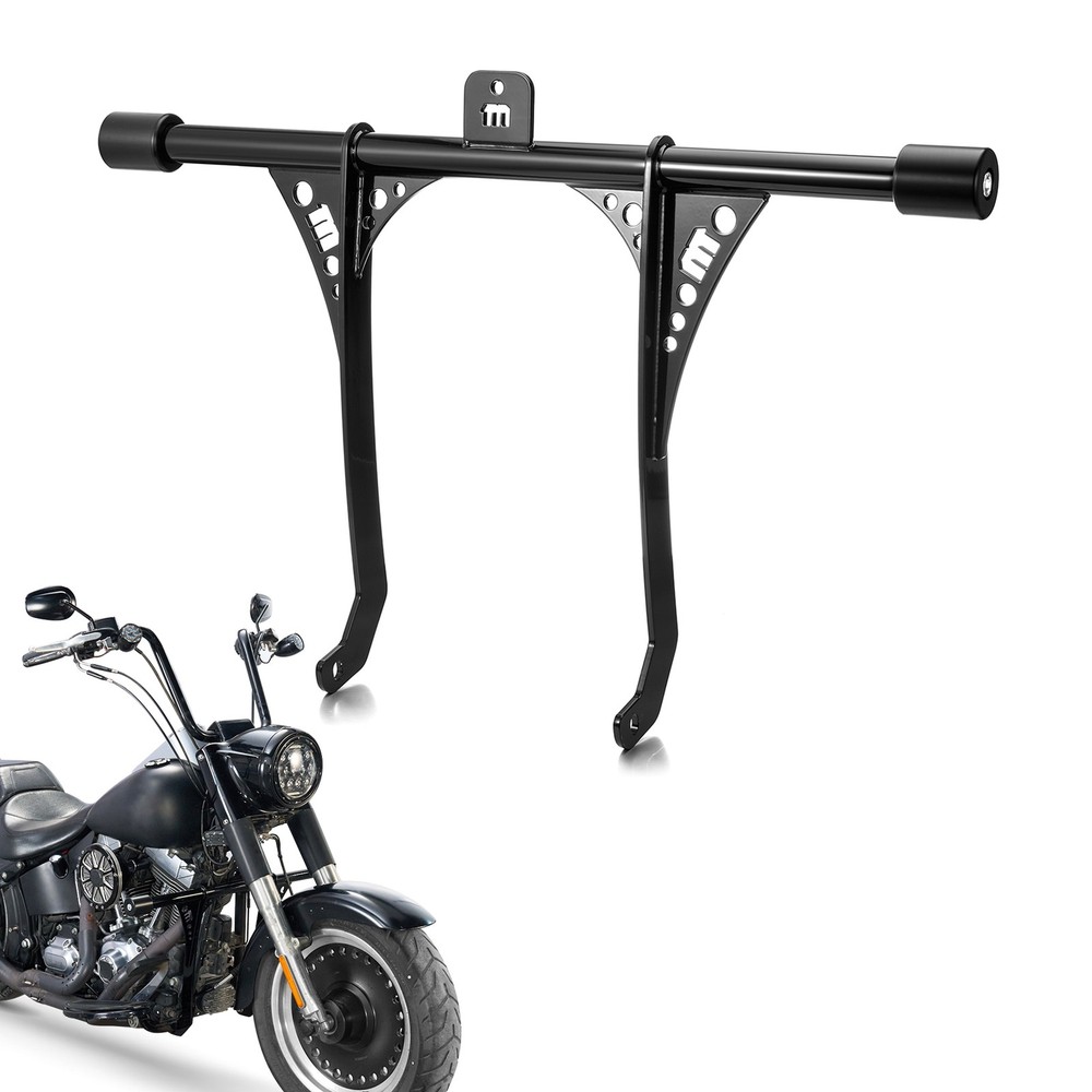 Front Highway Engine Guard Crash Bar For Harley softail w/Forward Controls 00-17