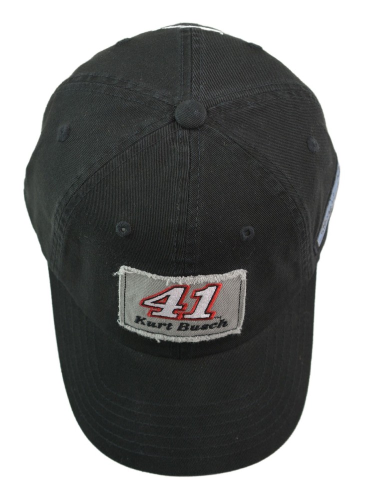 Kurt Busch #41 Stewart Haas Racing Distressed Patch Dad Hat