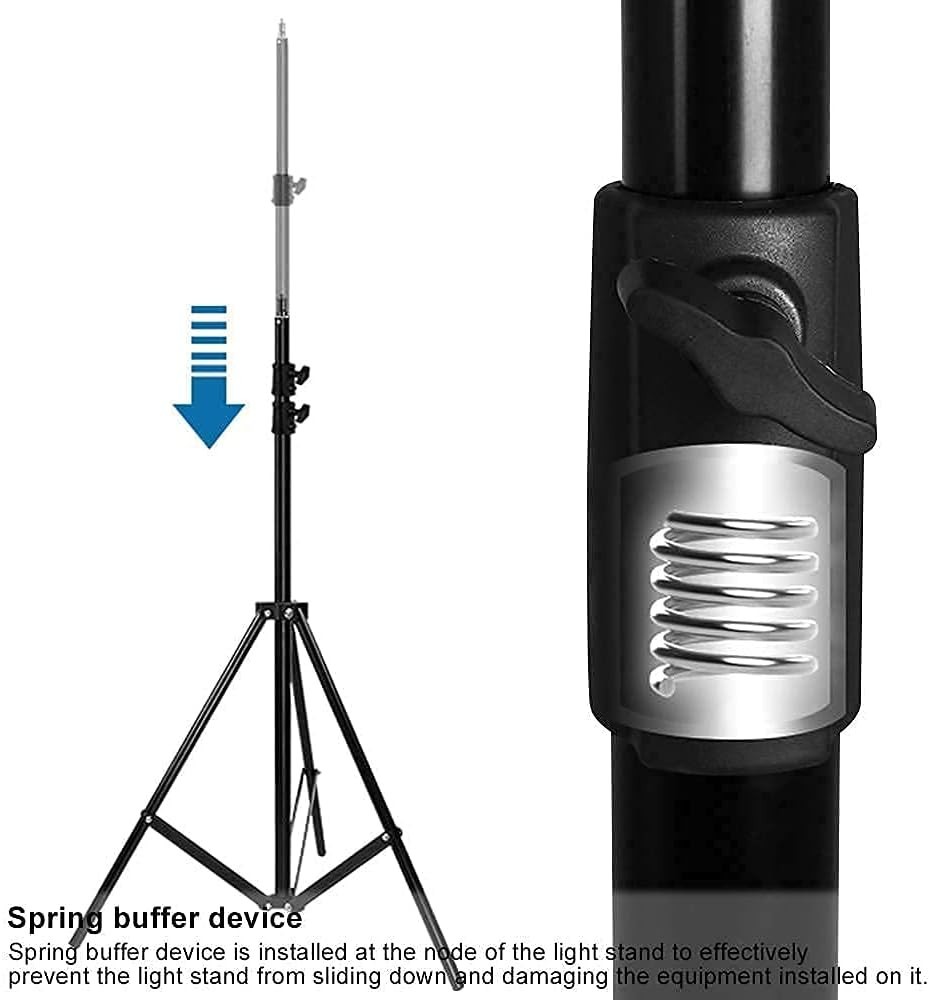 Professional Adjustable Light Stand 2.8m - Perfect for Studio & On-Site Use
