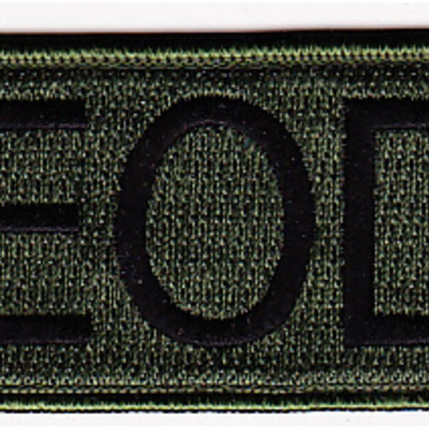 Explosive Ordnance Disposal Tab EOD OD Patch Hook And Loop