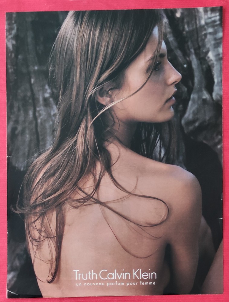 Press Ad: TRUTH Perfume by CALVIN KLEIN