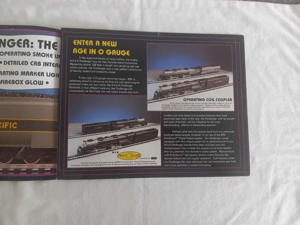 MTH ELEVTRIC TRAINS Spring 1994 Catalog in Excellent Condition