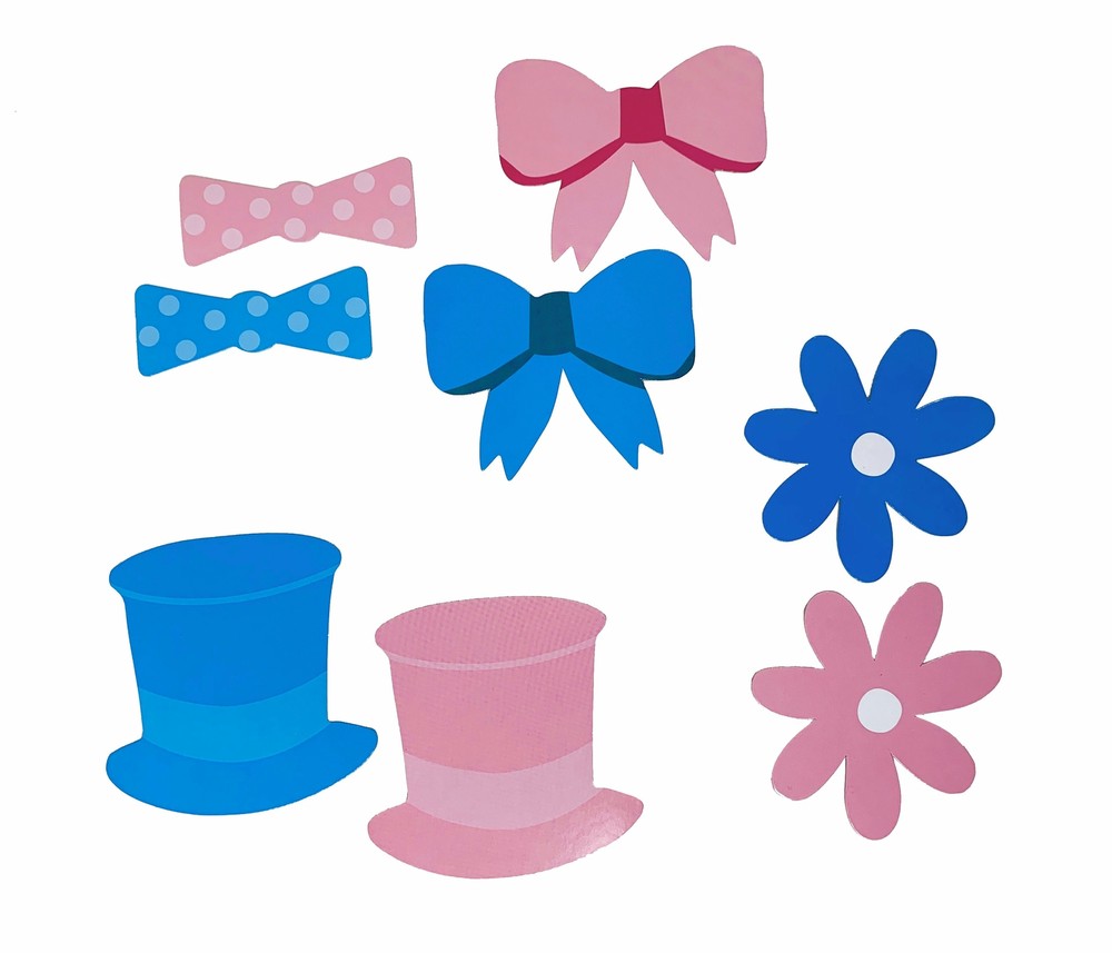 KINREX Easter Day Craft Kit - Paper Bunny Ears Crafts - 34 Pieces