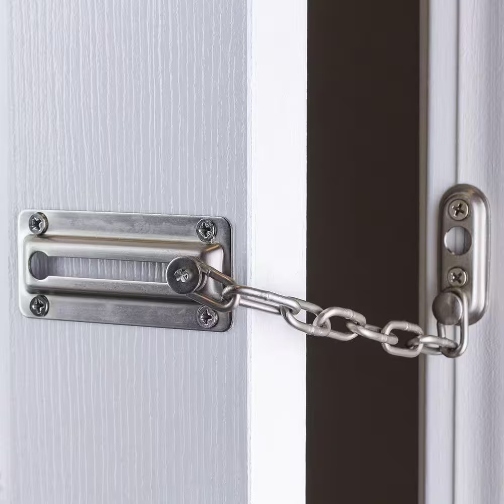 Satin Nickel Chain Door Guard