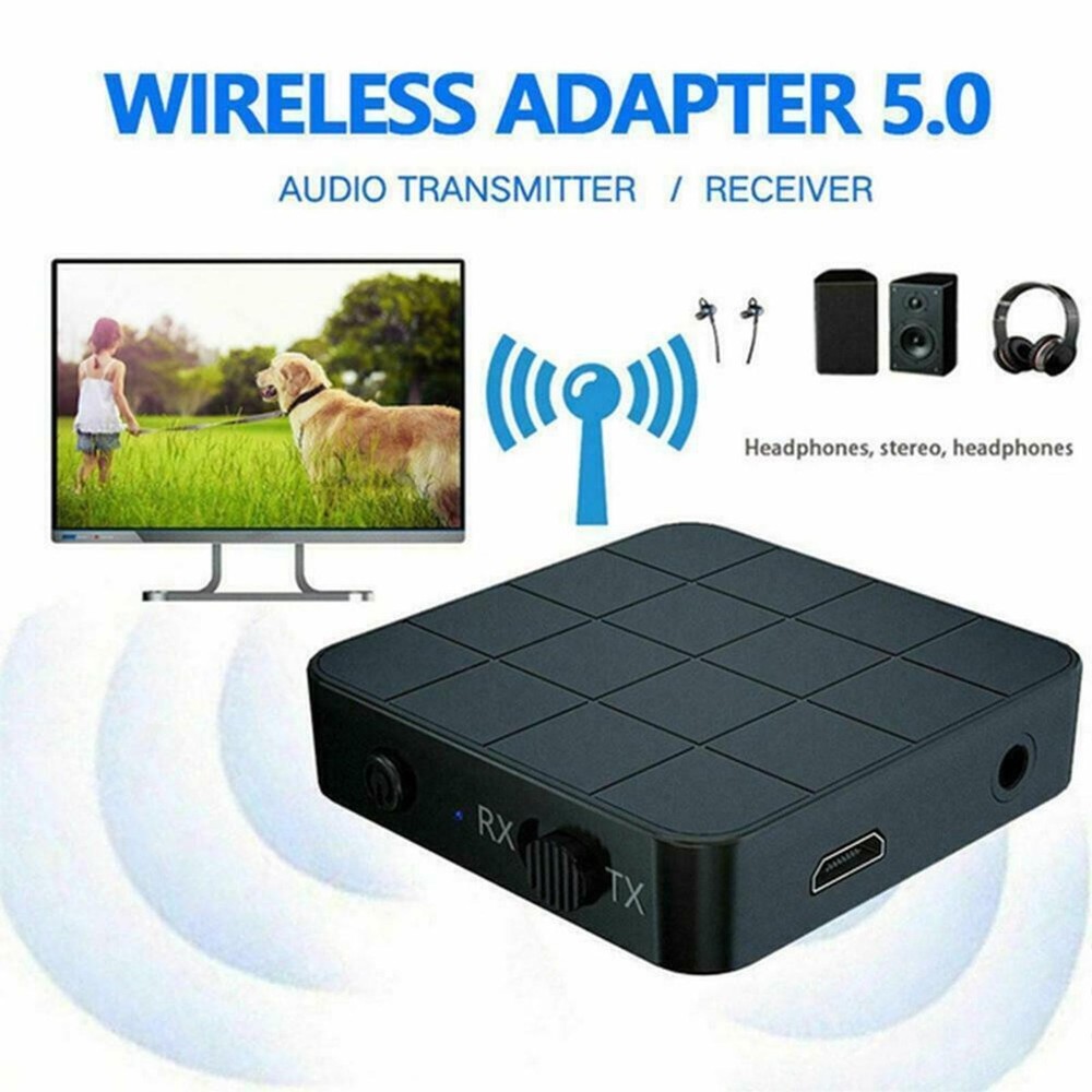 Mini Dual Mode Bluetooth 5.0 Transmitter&Receiver Adapter With 3.5mm Audio Cable
