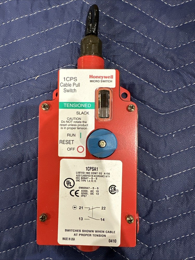 Honeywell Micro Switch 1CPSA1A Cable Pull Switch 24VDC