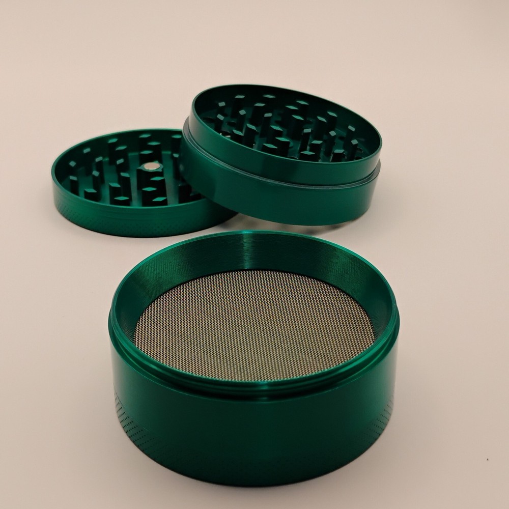 Set (2pcs) GREEN Pre Roll Grinder and King Size Rolling Machine
