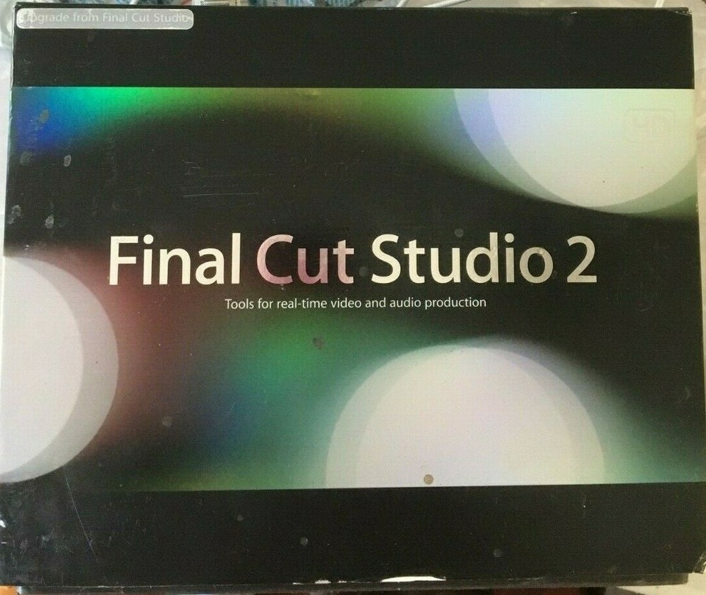 Final Cut Studio 2 Complete Set FCP 6, Motion 3, Software Manuals Free Shipping