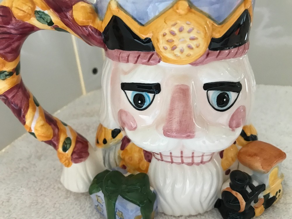 Nutcracker Mug Cup ~Make into a Christmas Holiday Centerpiece Nutcracker~Ceramic