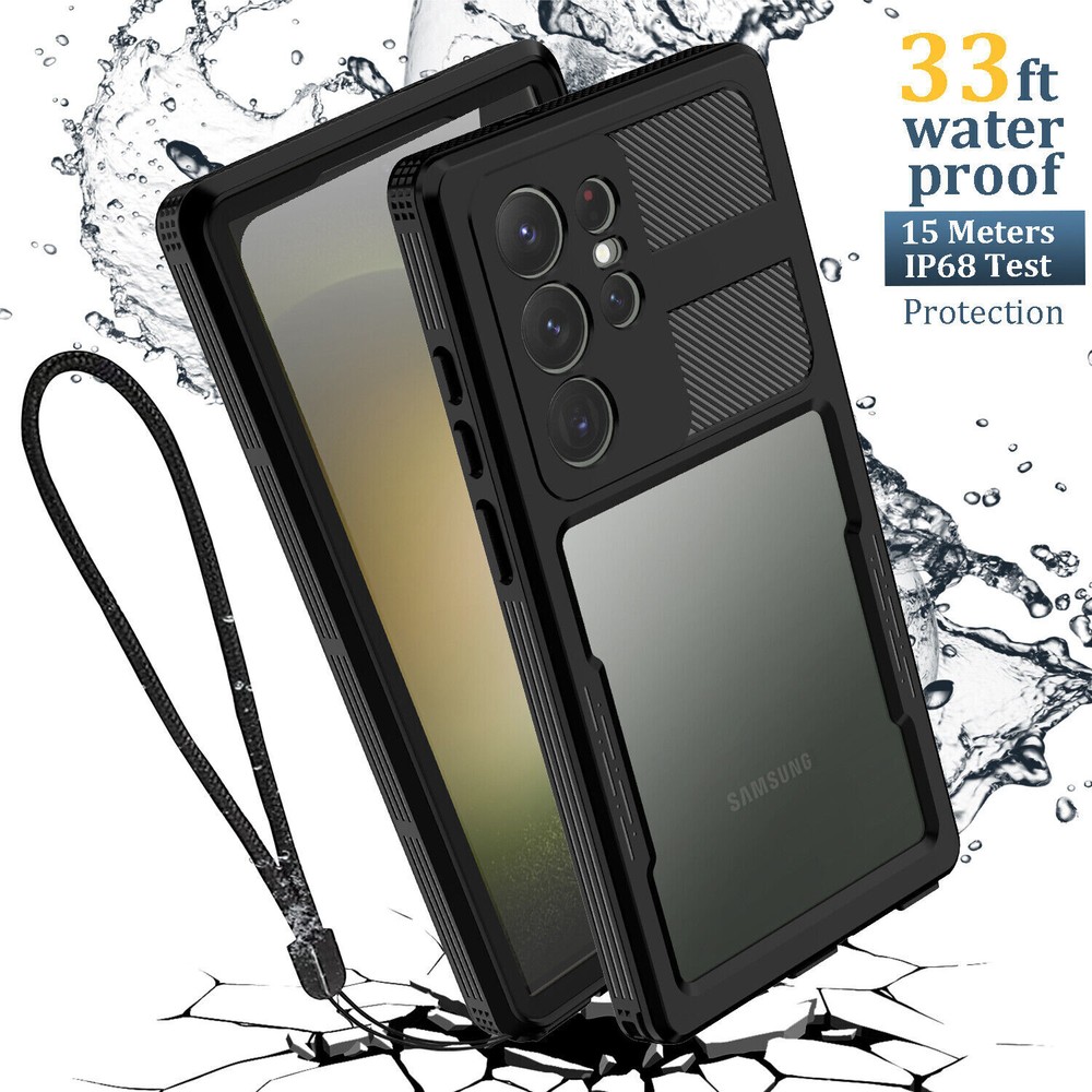 For Galaxy S23 S23+ S23 Ultra Waterproof Case Shockproof Plus Screen Protector