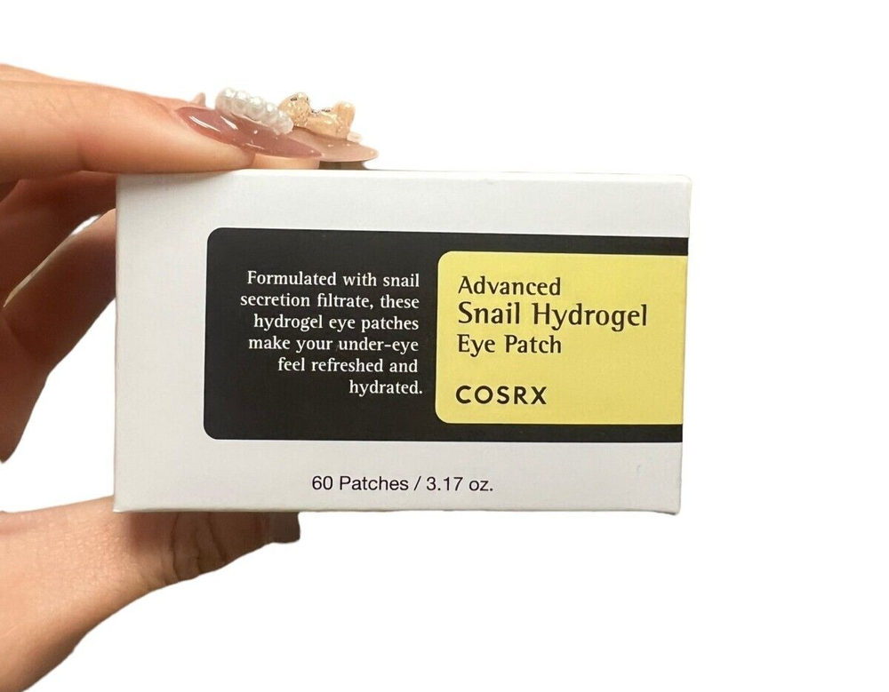 COSRX Advanced Snail Hydrogel Eye Patch 60 Count Depuffs, Refreshes, Hydrates