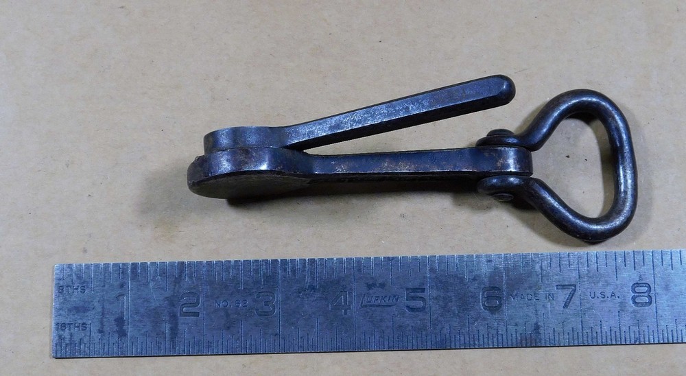 Vintage cast iron rope clamp