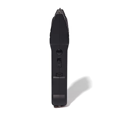 VIPERTEK Stun Gun with Safety Disable Pin LED Flashlight - Black