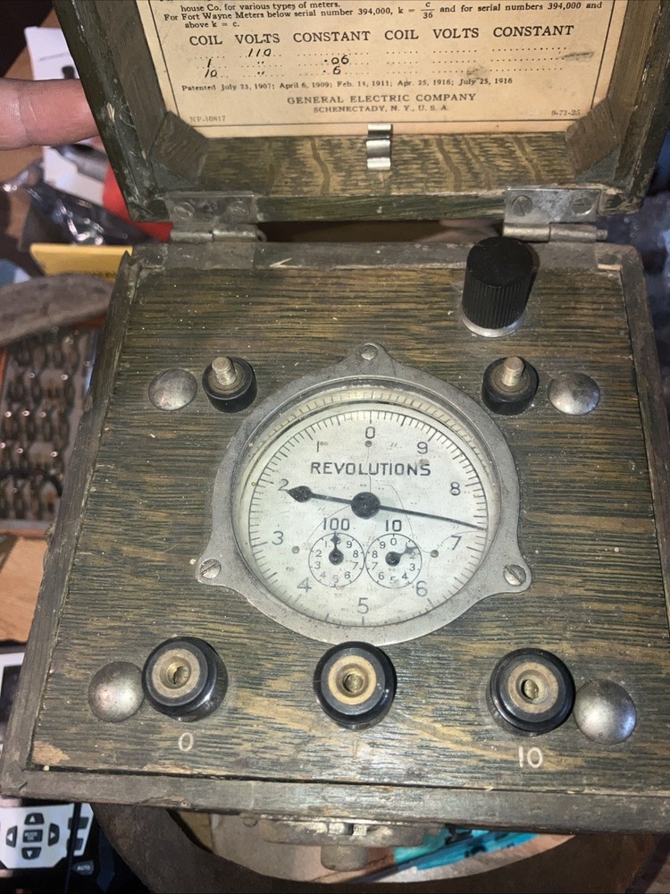 Portable induction test meter 1916