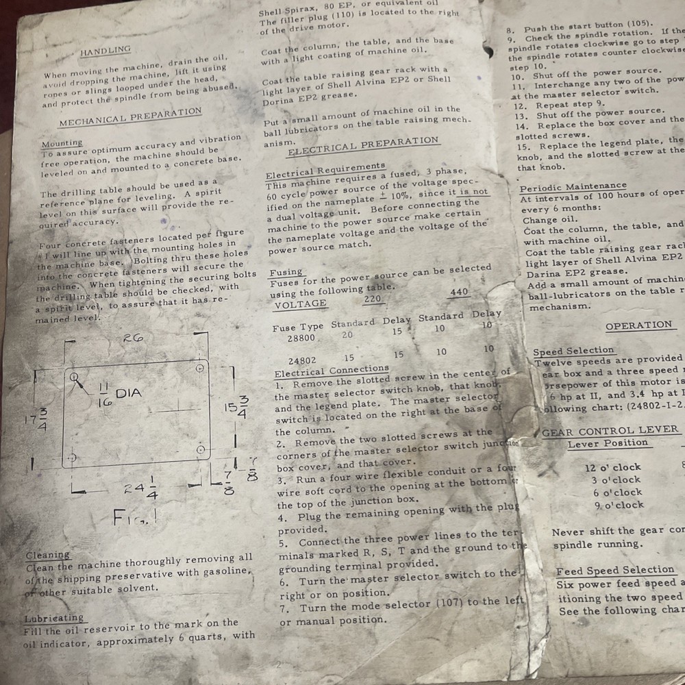 Wilton High Torque Direct Drive Drill Press Operator's Manual