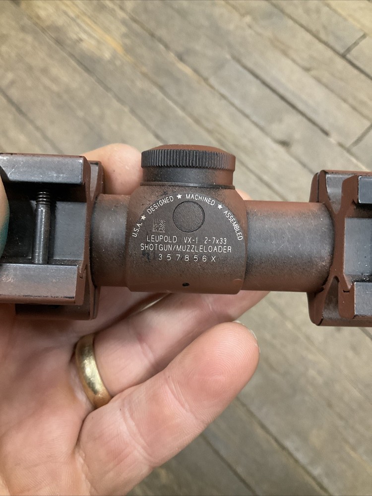 Leupold 2-7x33 Shotgun~Muzzleloader VX-1 Scope Heavy Duplex Reticle
