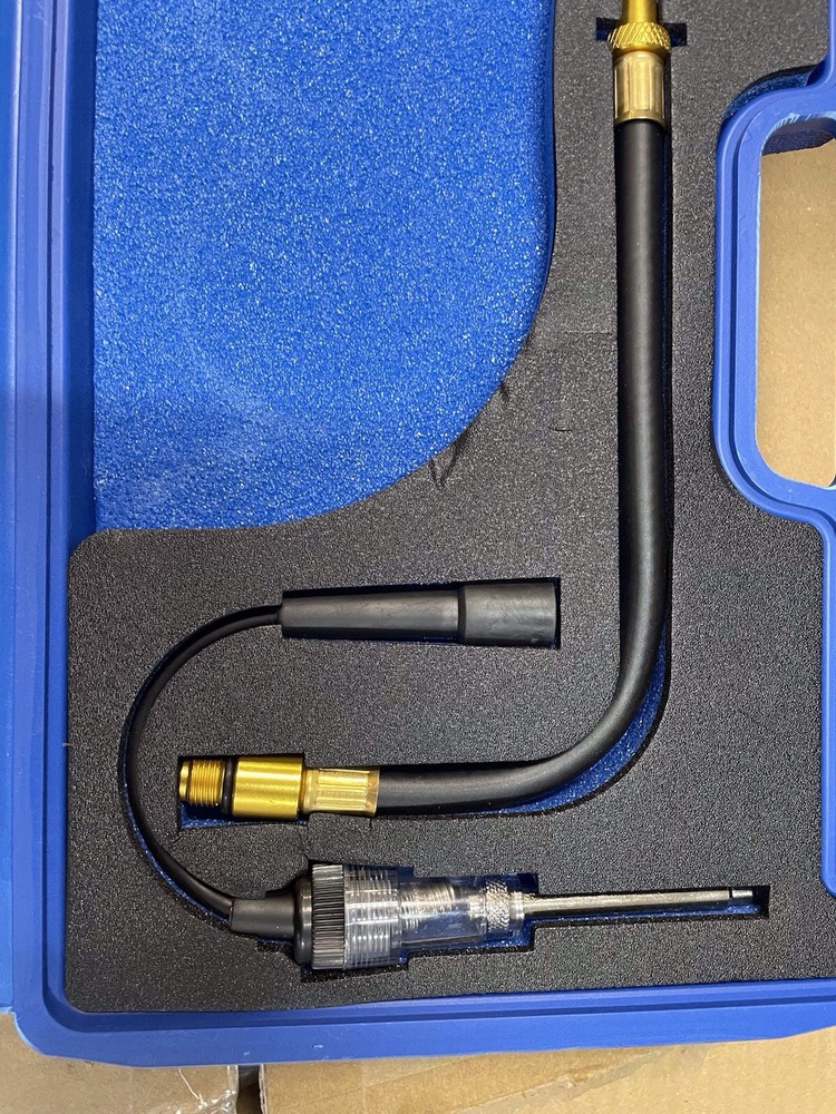 Cylinder Leak Down Tester Petrol Engine Compression Leakage Detector Tool Kit US