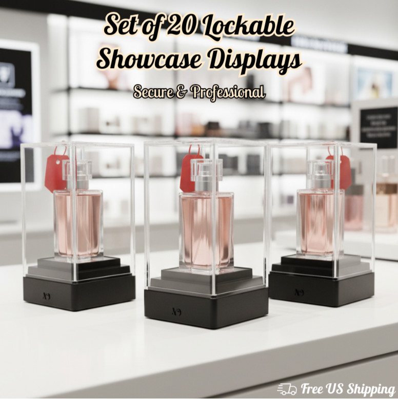 Alpha World Checkpoint S3 Showcase Keeper Security Display Case 20 Counts