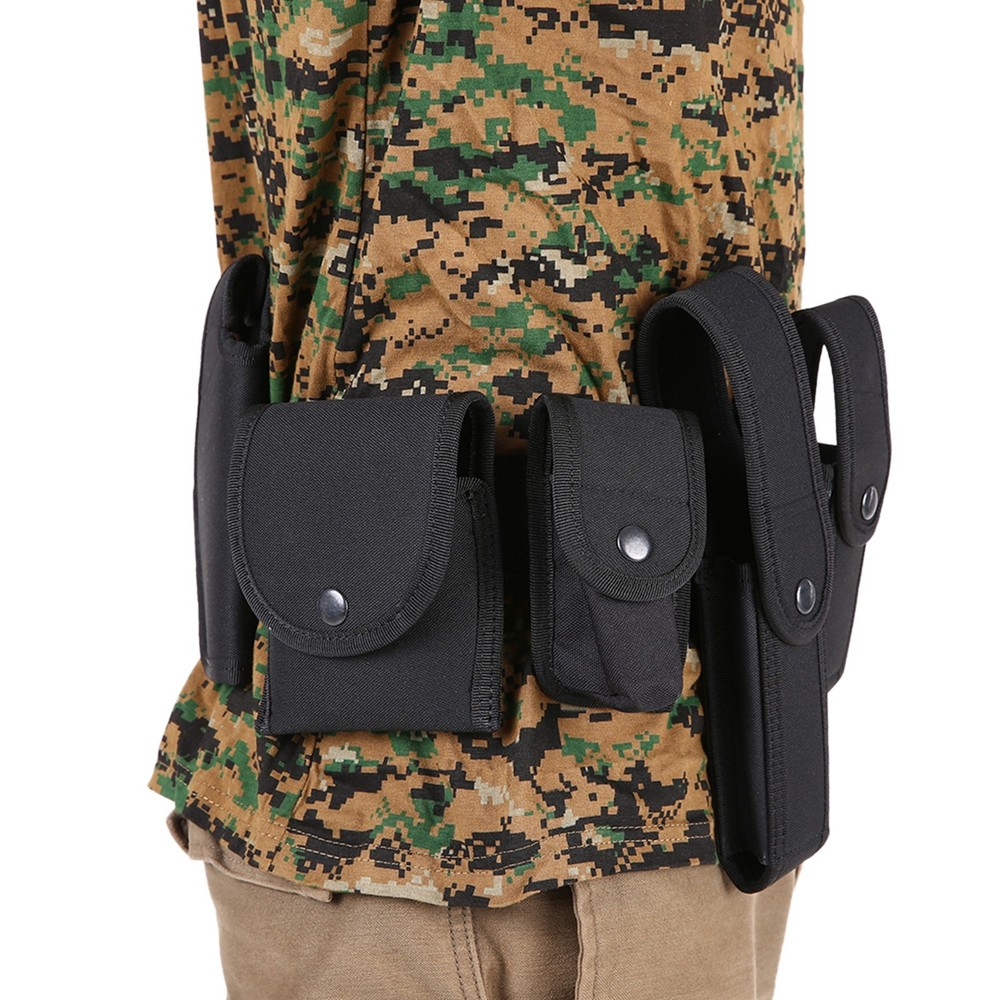 Adjustable Heavy Duty 6 In 1 Utility Belt Law Enforcement Quick-Release DPGP
