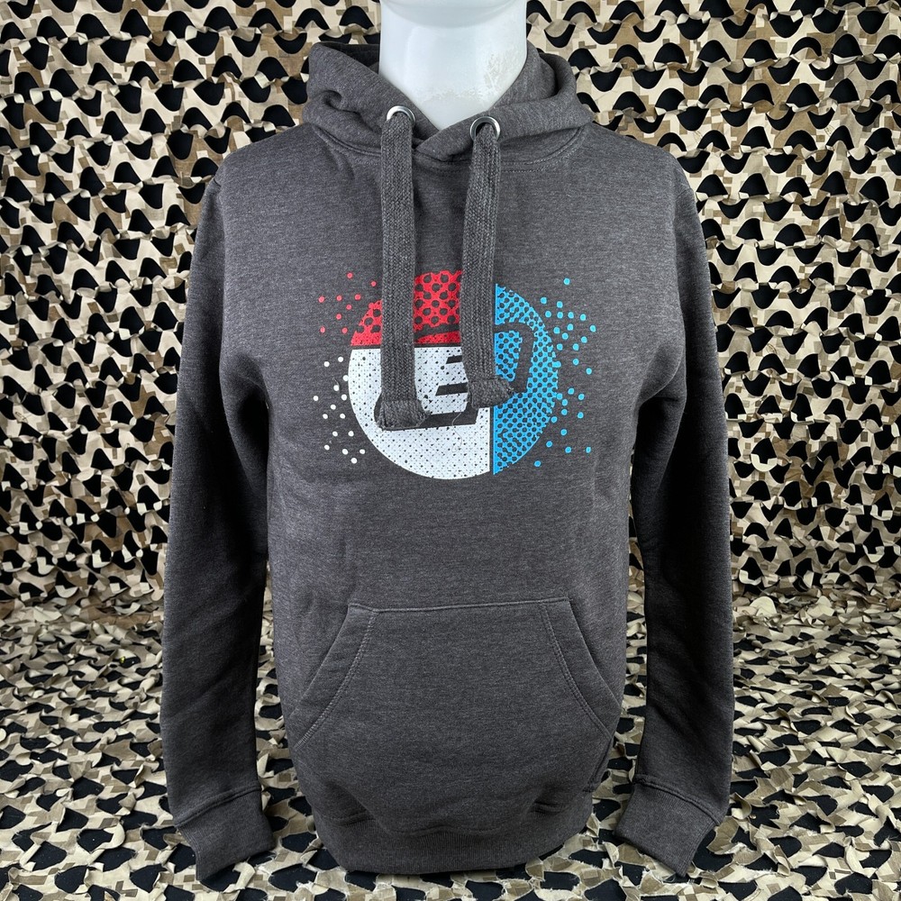 NEW Planet Eclipse Split Hooded Sweatshirt - Charcoal - Medium