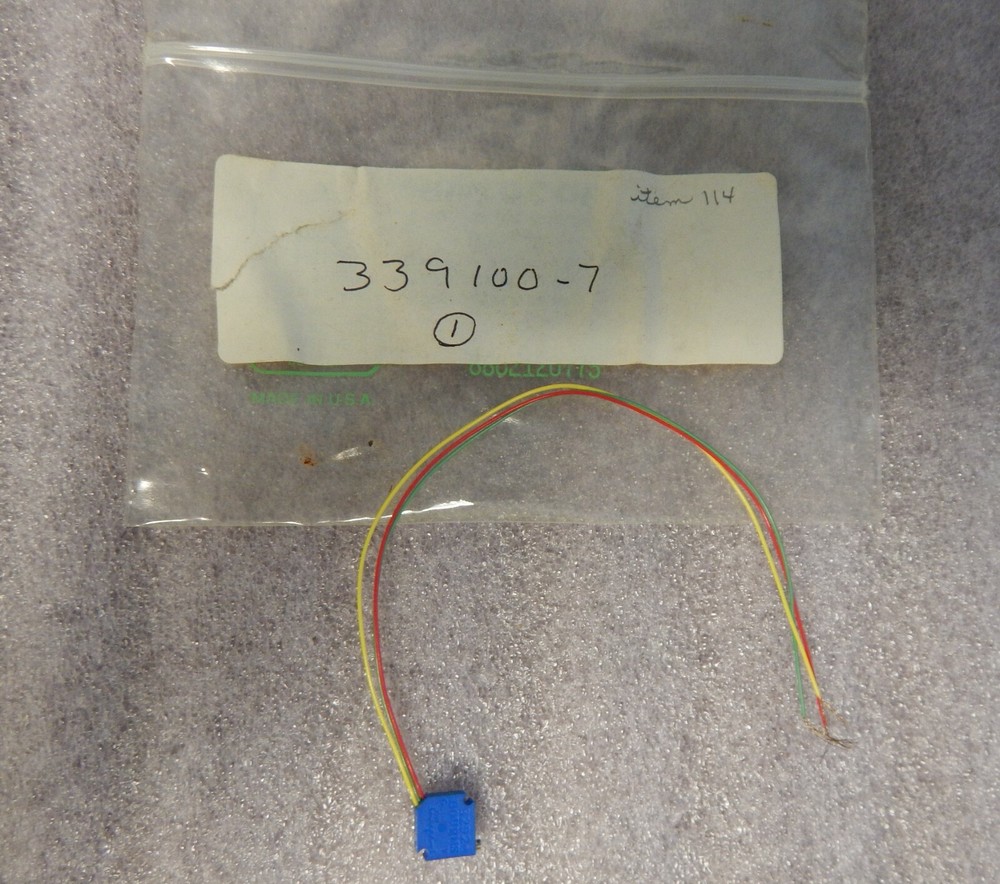 PN# RJ24FL102 -RESISTOR, VARIABLE
